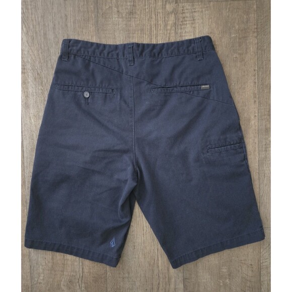 VOLCOM Men's Blue Chino Skate Shorts 5 Pocket Size 31 - Picture 2 of 7